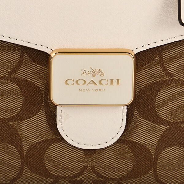新品 コーチ COACH ショルダーバッグ MINI PEPPER CROSSBODY ベージュ