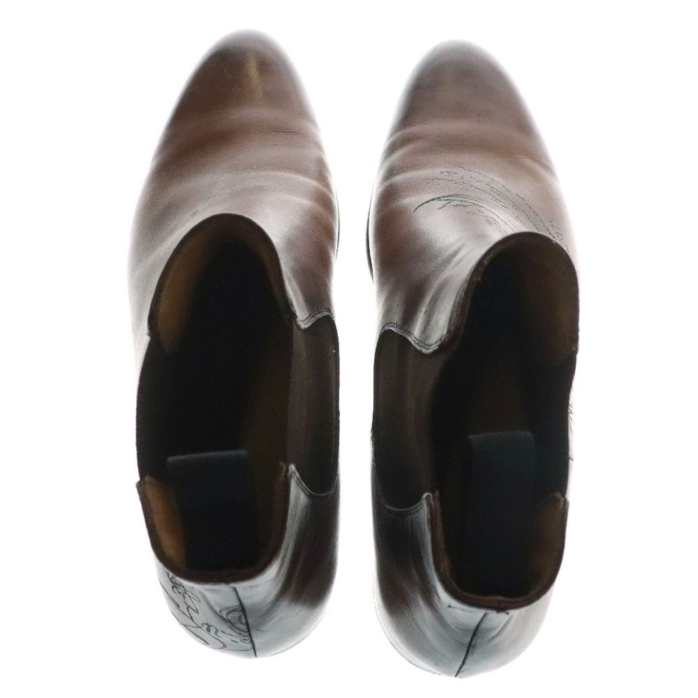 Berluti (ベルルッティ) サイドゴア カリグラフィ シューズ ブーツ