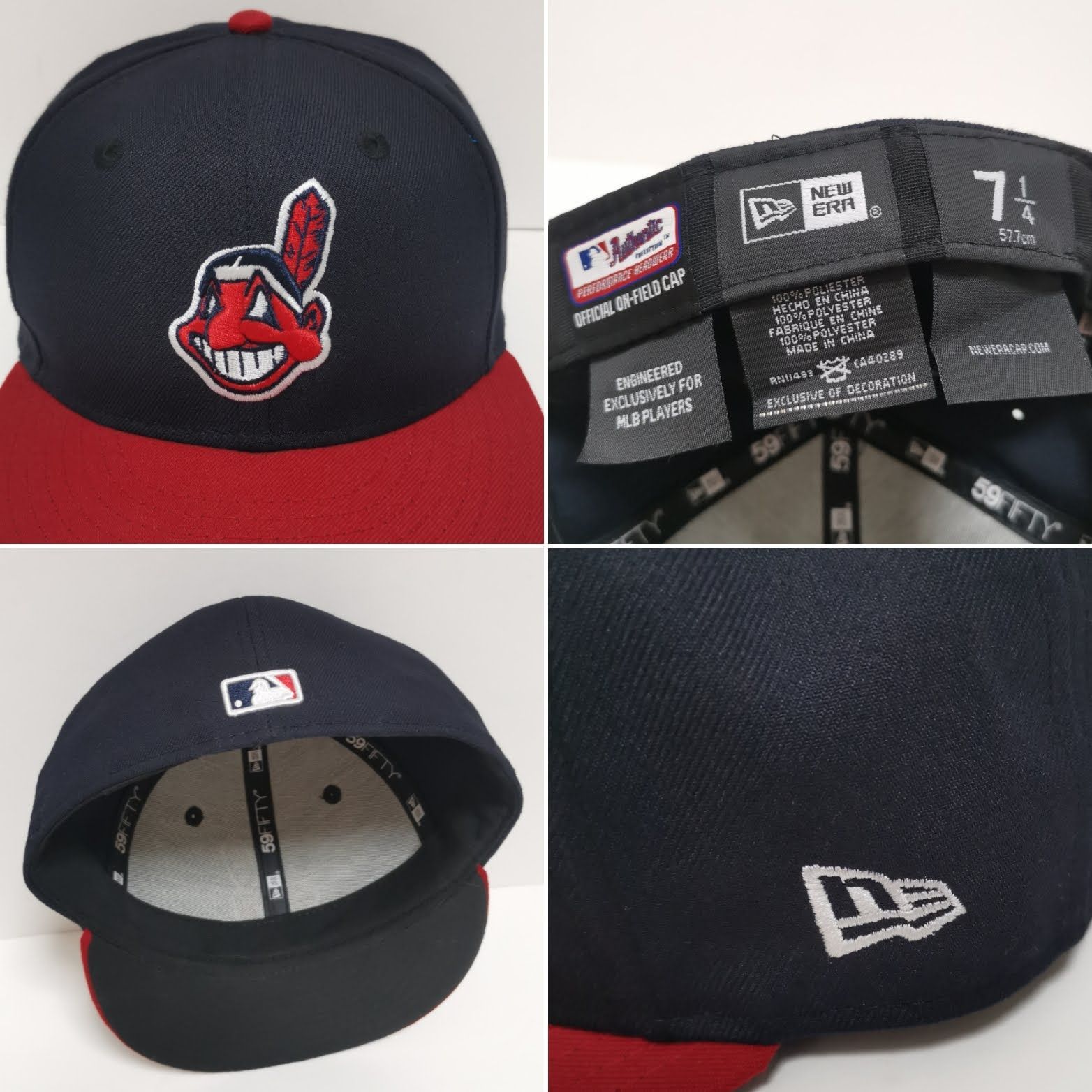 希少 インディアンスキャップ NEWERA 7 1/4 7 1/4 INDIANS インディアンス NEWERA CAP キャップ - メルカリ