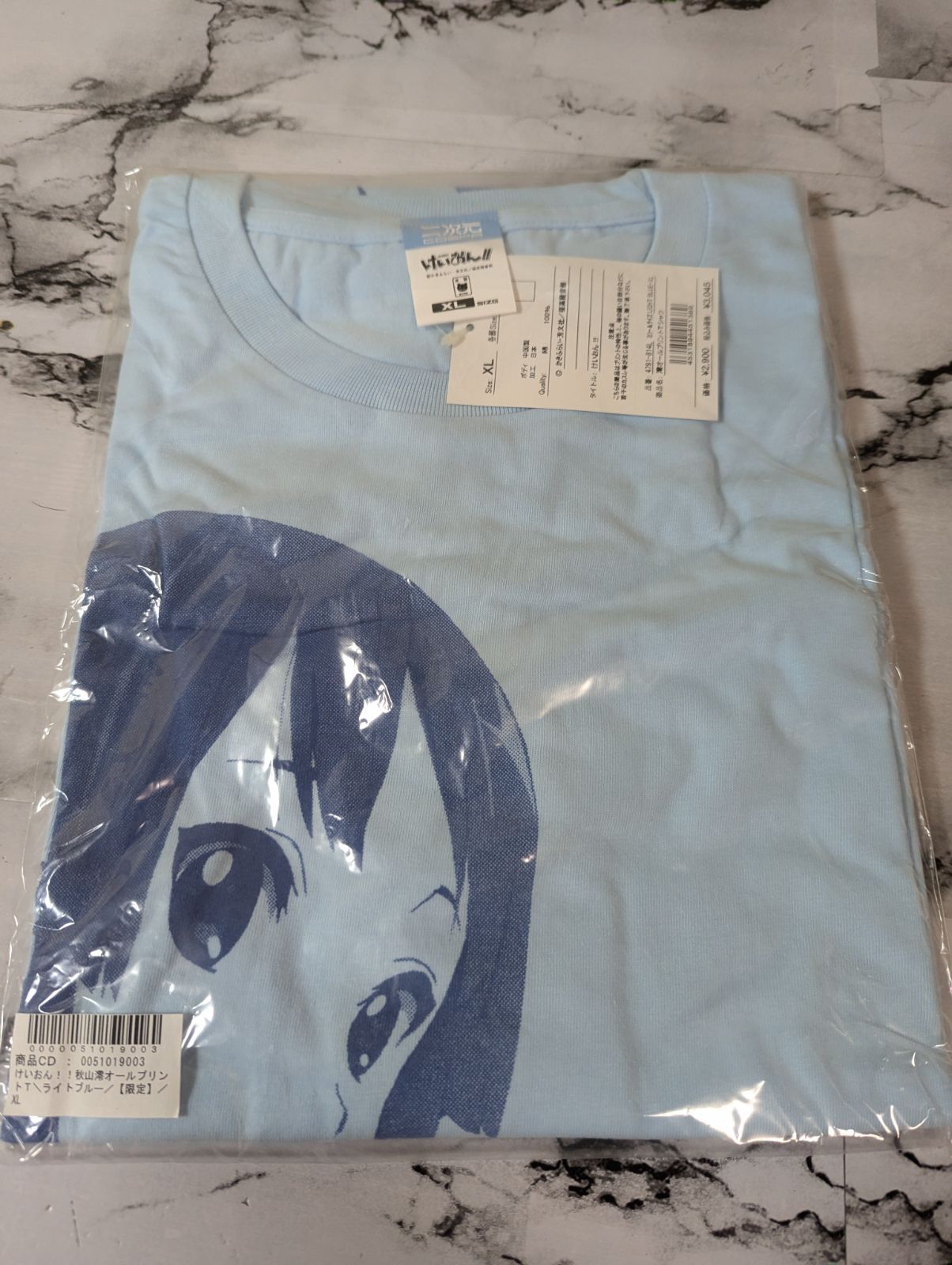 澪 けいおん オールプリント tシャツ XL