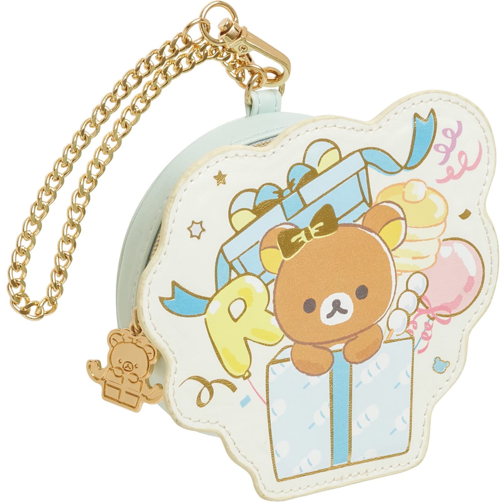 サンエックス リラックマ 「にこにこHappy for you」 ダイカットコインケース CK68401 [コインケース]