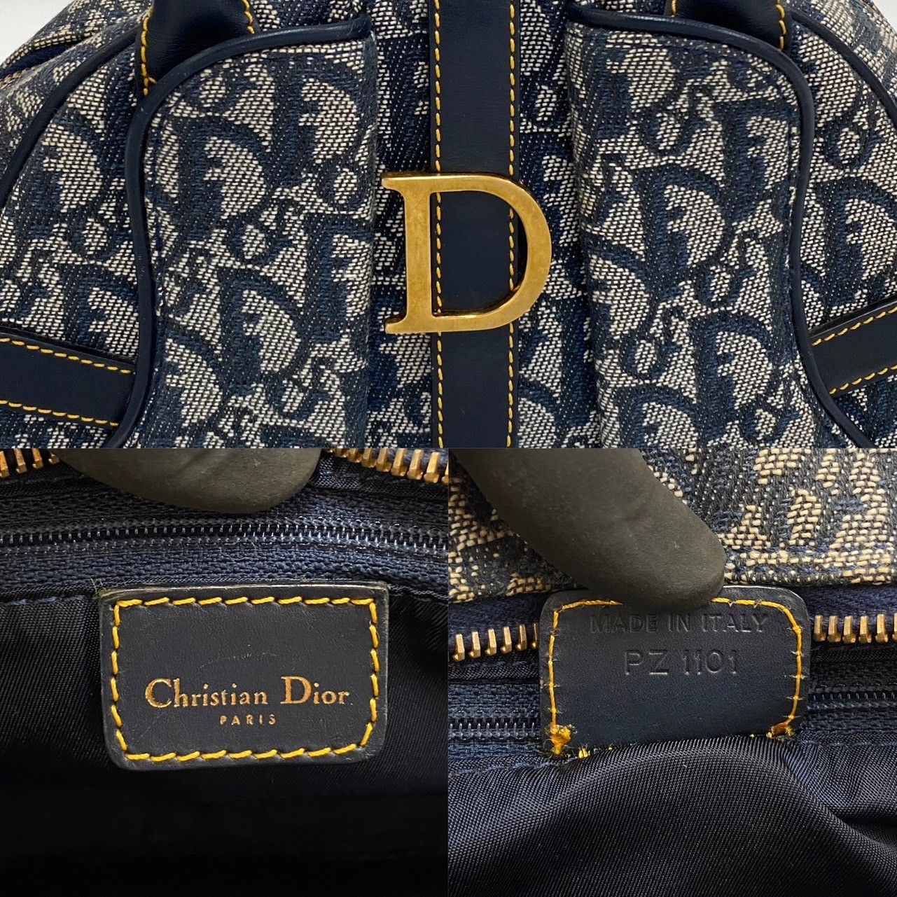 極美品クリスチャンディオール トロッター ダブル サドルバッグ ❤️極