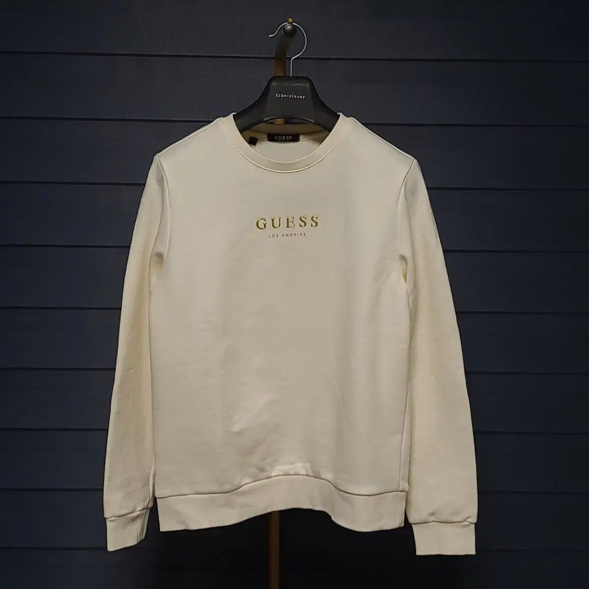 新品★ GUESS ゲス ロゴプリント スウェット★ プルオーバー トレーナー Sz.XXS　レディース 白　c58ta490 guess☆ゲス トレーナー Guess ゲス 1981 ロゴ スウェット 6色