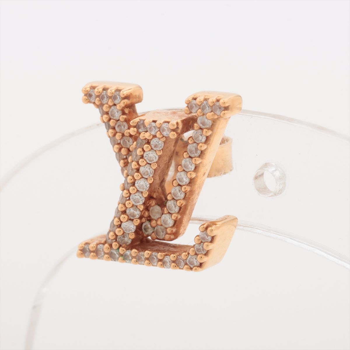 いま人気のアイテム ルイ ヴィトン アイ ドレイユ ブックル LV ピアス【鑑定済】 アクセサリー
