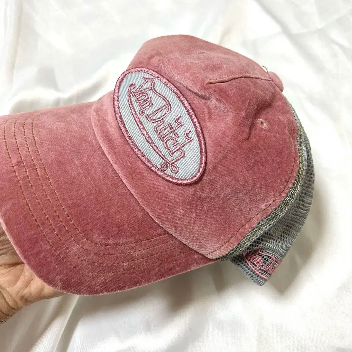 大隊長 ヴィンテージ Von Dutch(ボンダッチ) ピンク ベルベッド