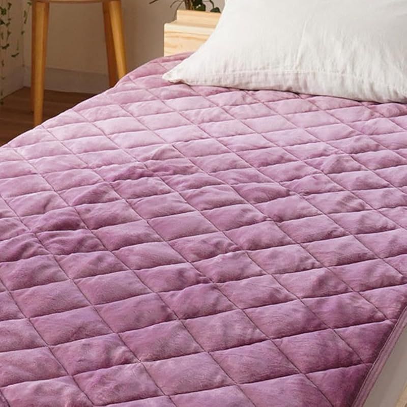 西川 敷きパッド セミダブル 冬 触れて一秒 虜になるふわとろタッチ 毛布敷きパッド 纏生 セミダブル 120×205cm 無地 ピンク とろける 冬用 フランネル あたたかい ふわふわ 敷き毛布 あったか パッド シンプル