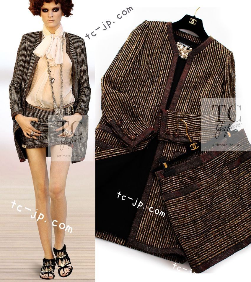 シャネル チュニック ワンピース CHANEL クリーム カシミア