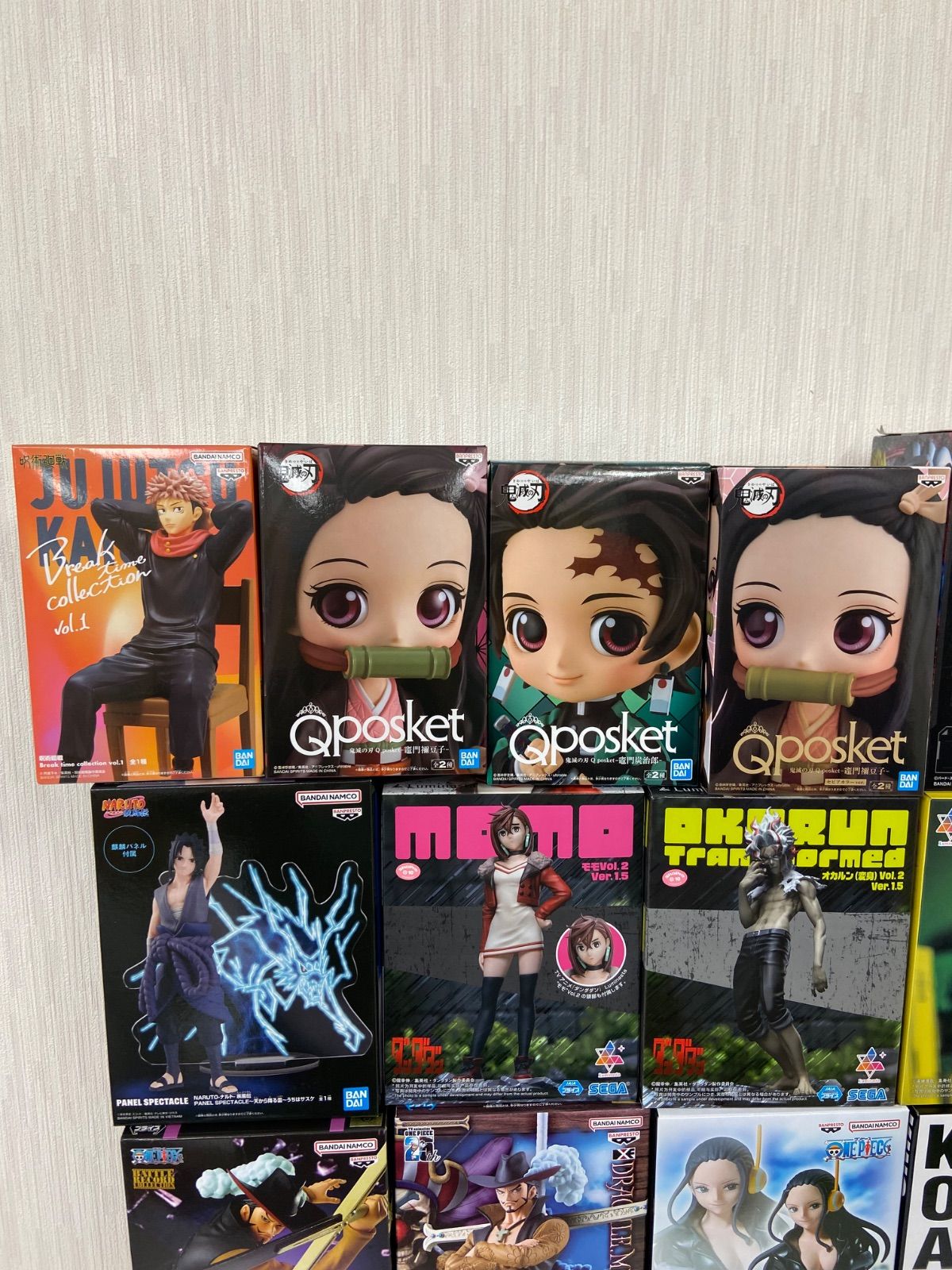 ジャンプ系フィギュア　まとめ売り　ダンダダン　鬼滅の刃　ドラゴンボール 未開封 ジャンプ系 フィギュア まとめ 計21点 ワンピース 鬼滅の