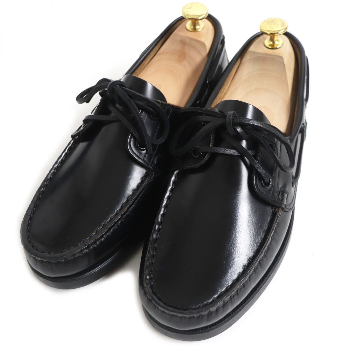 未使用品□Paraboot/パラブーツ 780021 BARTH バース レザー デッキ 