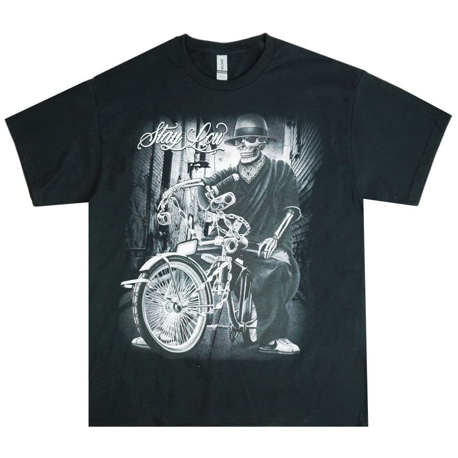 メンズ Tシャツ STAY LOW TEE チカーノ Tシャツ 西海岸 ウェッサイ