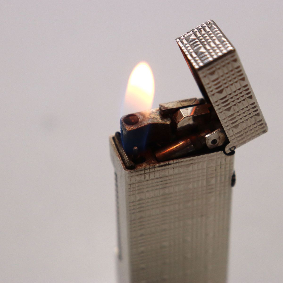 良品◇dunhill ダンヒル ローラー式 ガスライター ダイヤモンド