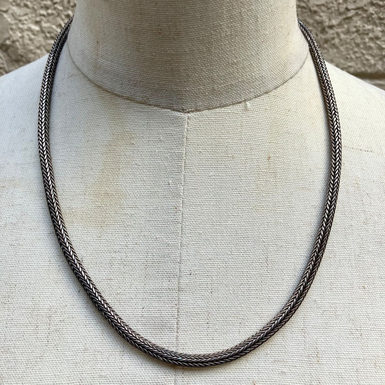 SILVER925 WIDE SNAKE CHAIN NECKLACE /シルバー/ネックレス