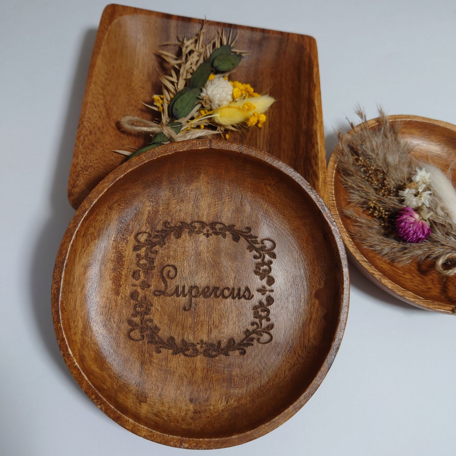 オーダートレー 木製 コイン アクセサリー 小物 天然木(通常Ver.) - メルカリ