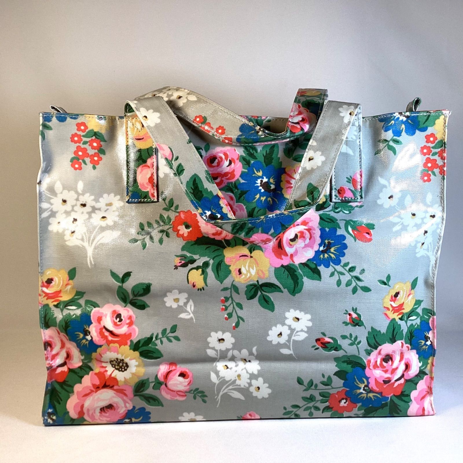 Cath Kidston キャスキッドソン トートバック 水玉 グリーン 美品