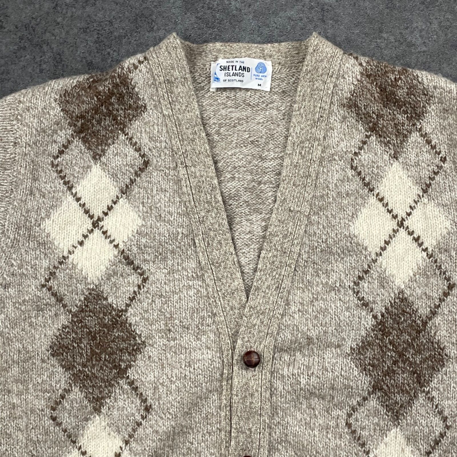 英国製 スコットランド製 Jamieson's シェットランド ウールニット