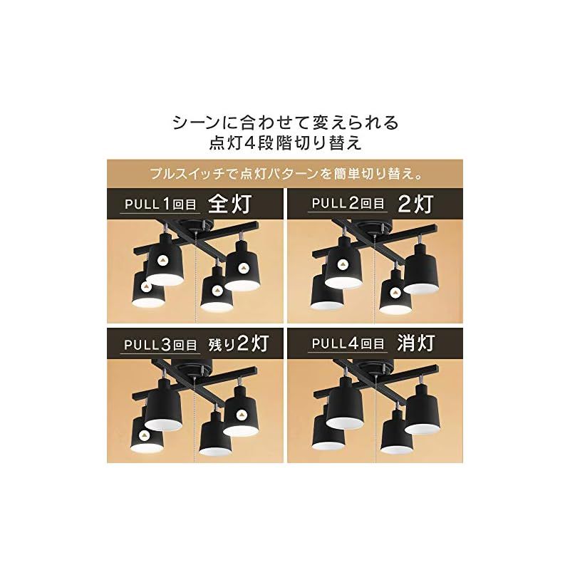シーリングライト 4灯