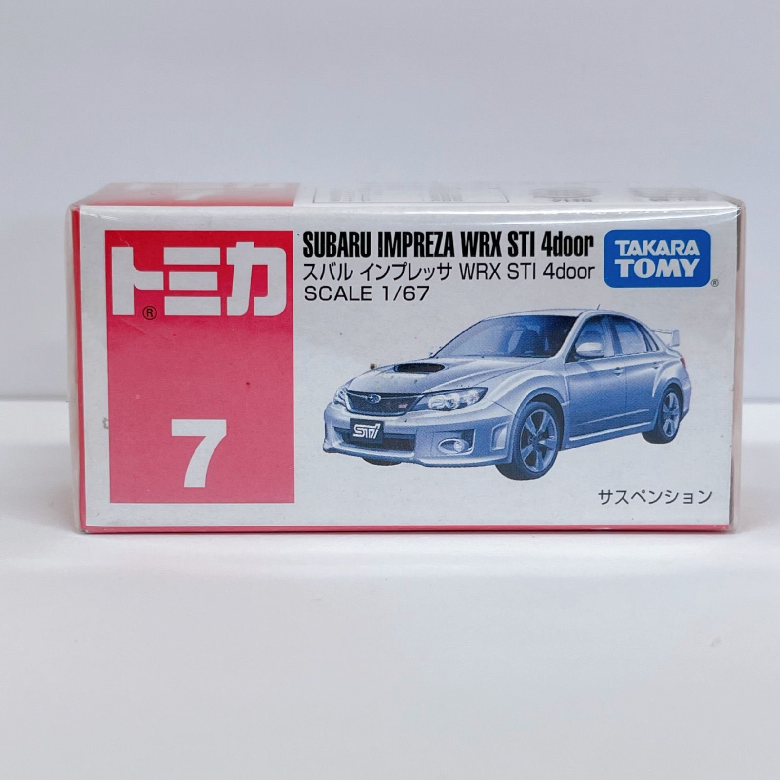 ⭐️トミカ 7 スバル インプレッサ WRX STI 4door 絶版 - ミニカー