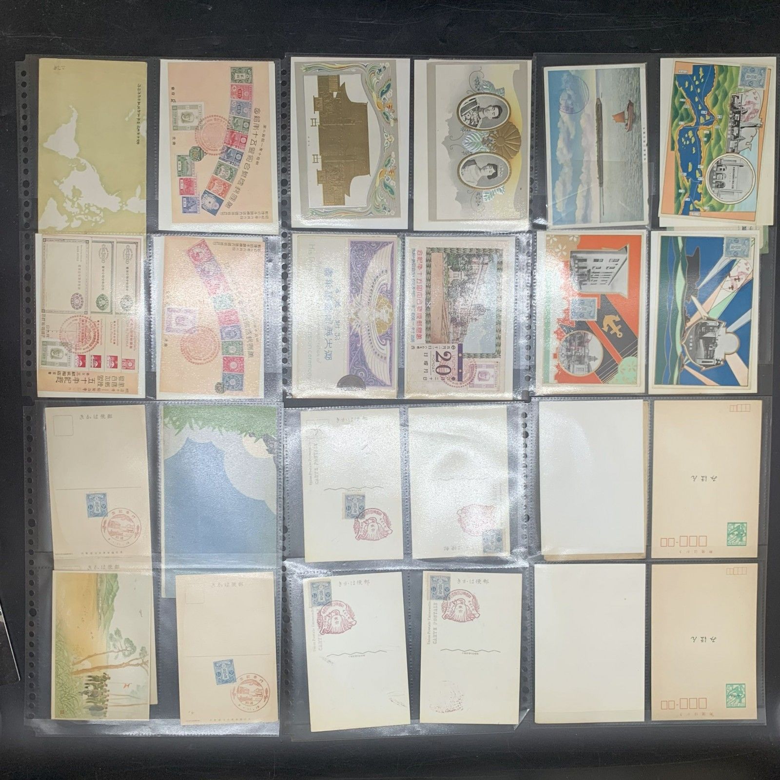 希少 大量 当時物 大日本帝国郵便 切手消印 エンタイヤ レトロ 手紙 A4 