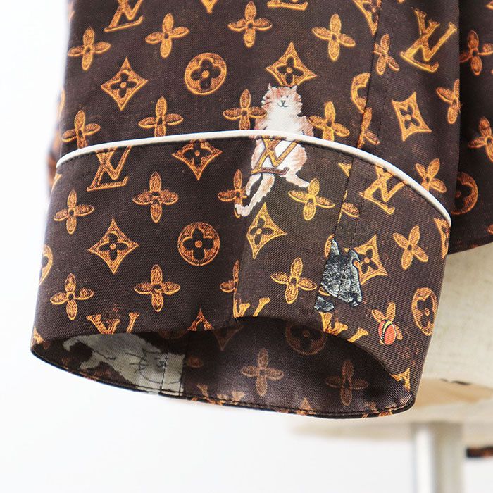 美品】LOUIS VUITTON ルイ・ヴィトン シャツ パジャマ 2019SS キャット  