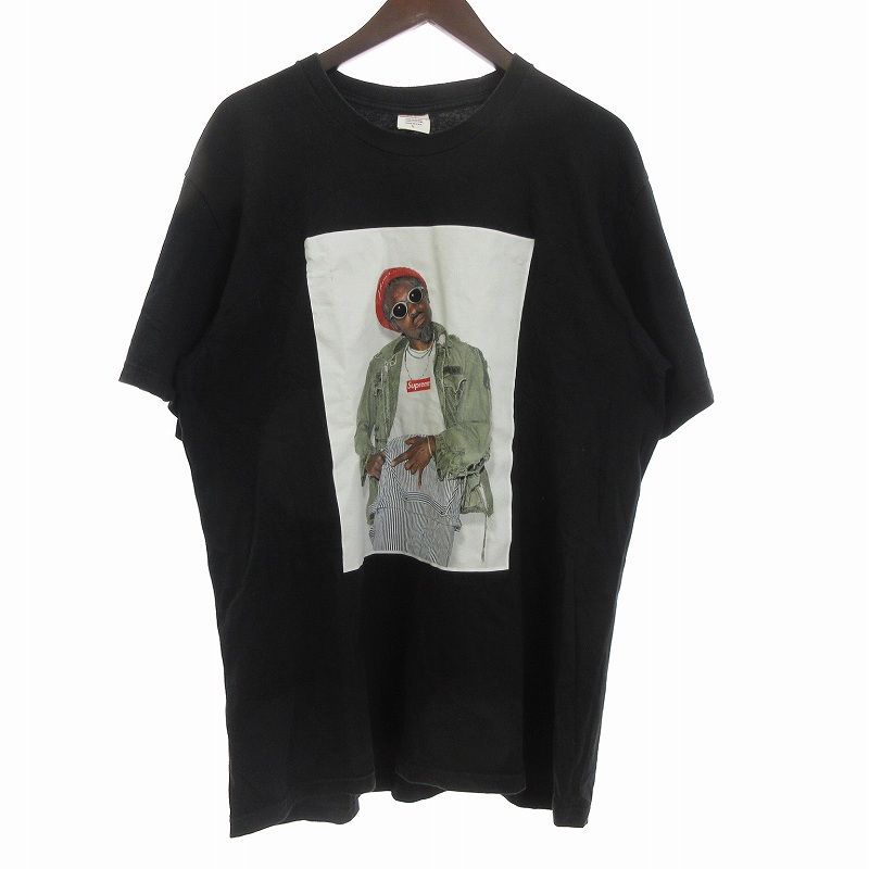 シュプリーム SUPREME 22AW Andre 3000 TEE アンドレ Tシャツ カットソー 半袖 プリント コットン 黒 ブラック L  ☆AA☆ - メルカリ