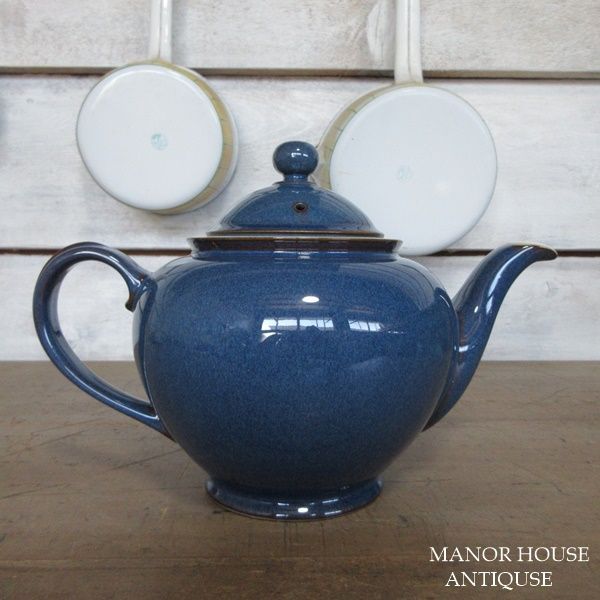 イギリス製 DENBY デンビー インペリアルブルーシリーズ ティーポット