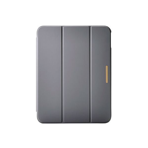 エレコム iPad A16 フラップケース 薄型軽量 CHIC STYLE スリープ対応 チャコールグレー TB-A25RWVJM3GY