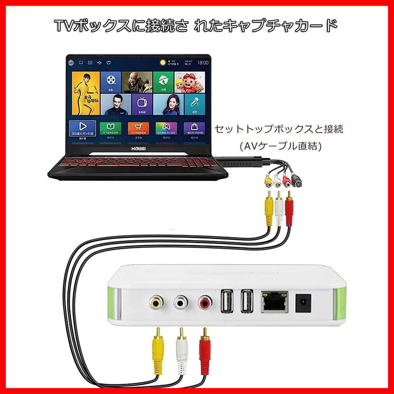 特価商品】キャプチャーケーブル USB2.0ビデオキャプチャー ビデオ