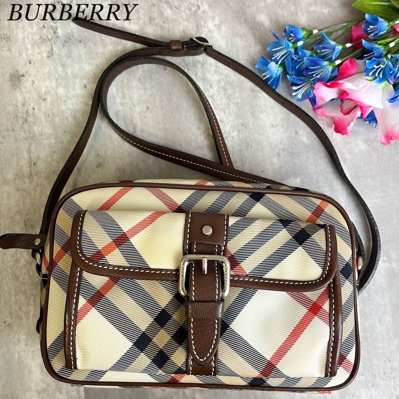 ✨良品✨ BURBERRY バーバリー カメラバッグ ショルダーバッグ 