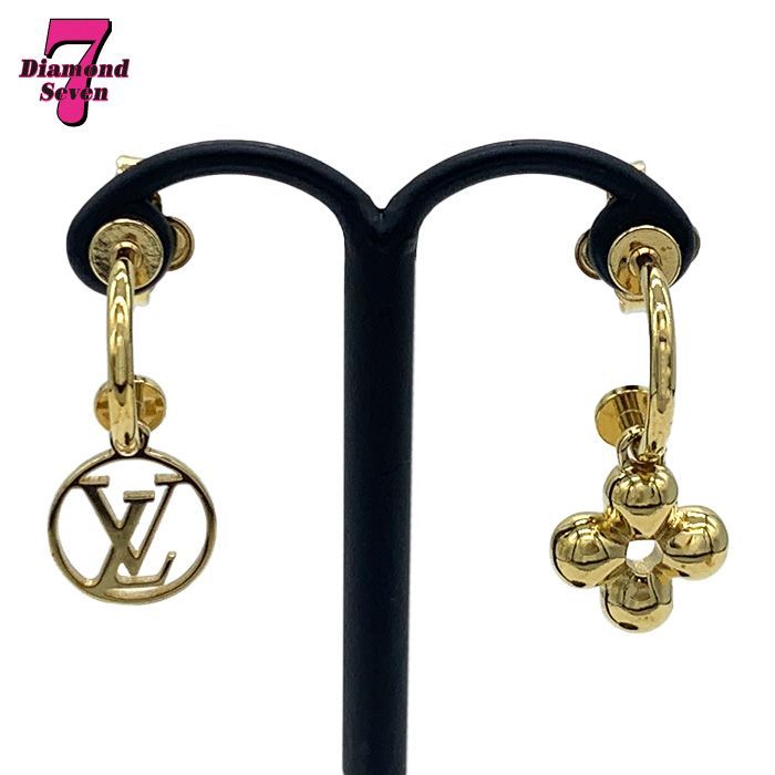 ルイヴィトン ブルーミング ピアス LOUIS VUITTON ゴールド LOUIS