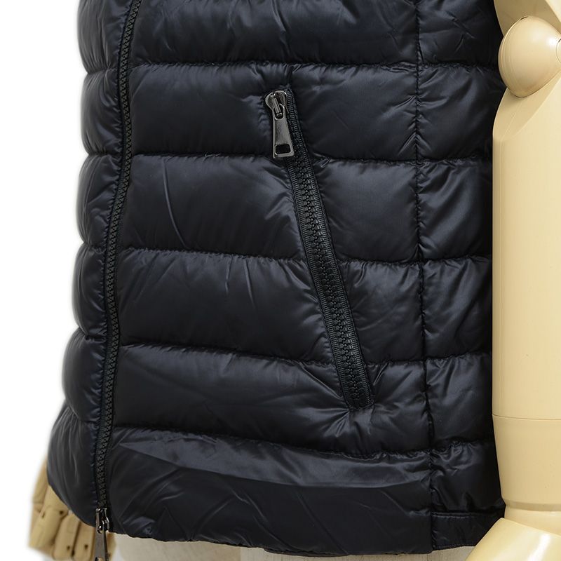 美品　モンクレール　Glygos Gilet 黒 ダウンベスト ジレ　0 美品 モンクレール Glygos Gilet 黒 ダウンベスト ジレ 0