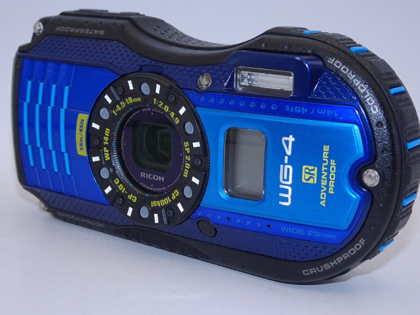 RICOH 防水デジタルカメラ RICOH WG-4GPS ブルー - メルカリ