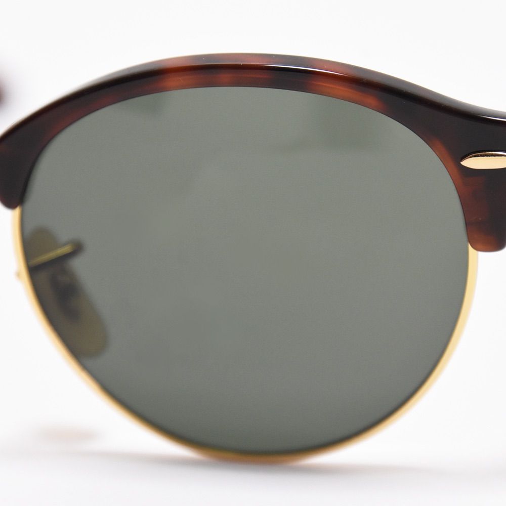 Ray Ban レイバン サングラス CLUB ROUND ポリッシュ レッドハバナ べっ甲 クラブラウンド G-15 グリーン RB4246 990 51□19