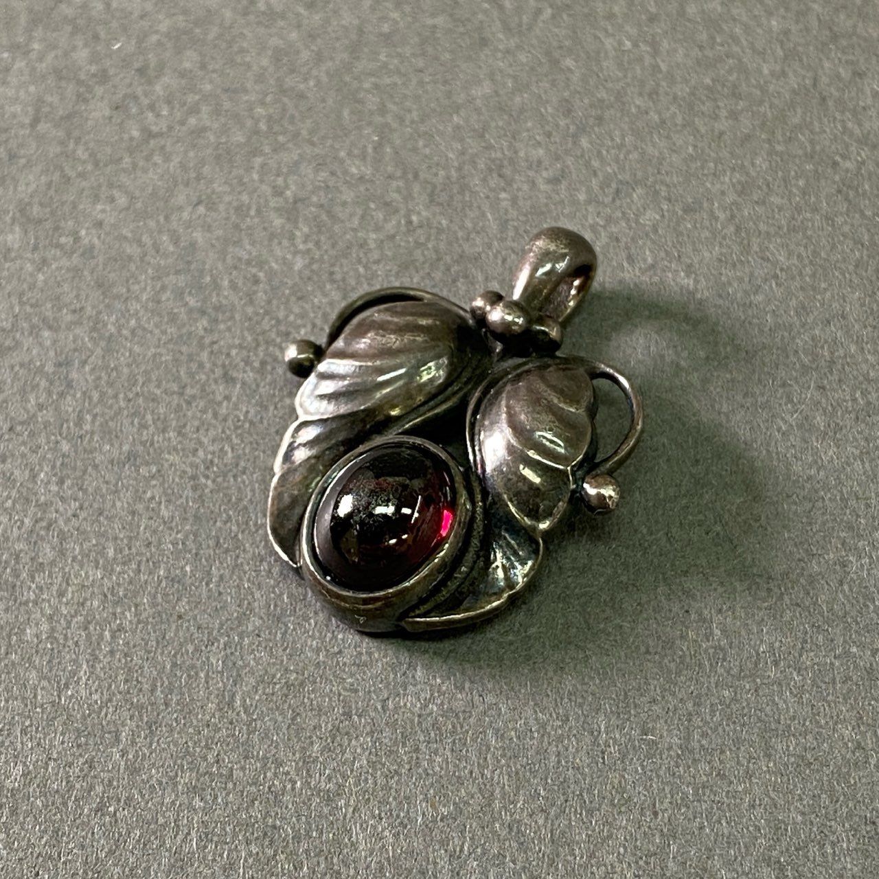 a17 Georg Jensen ジョージジェンセン 1994 ガーネット シルバー