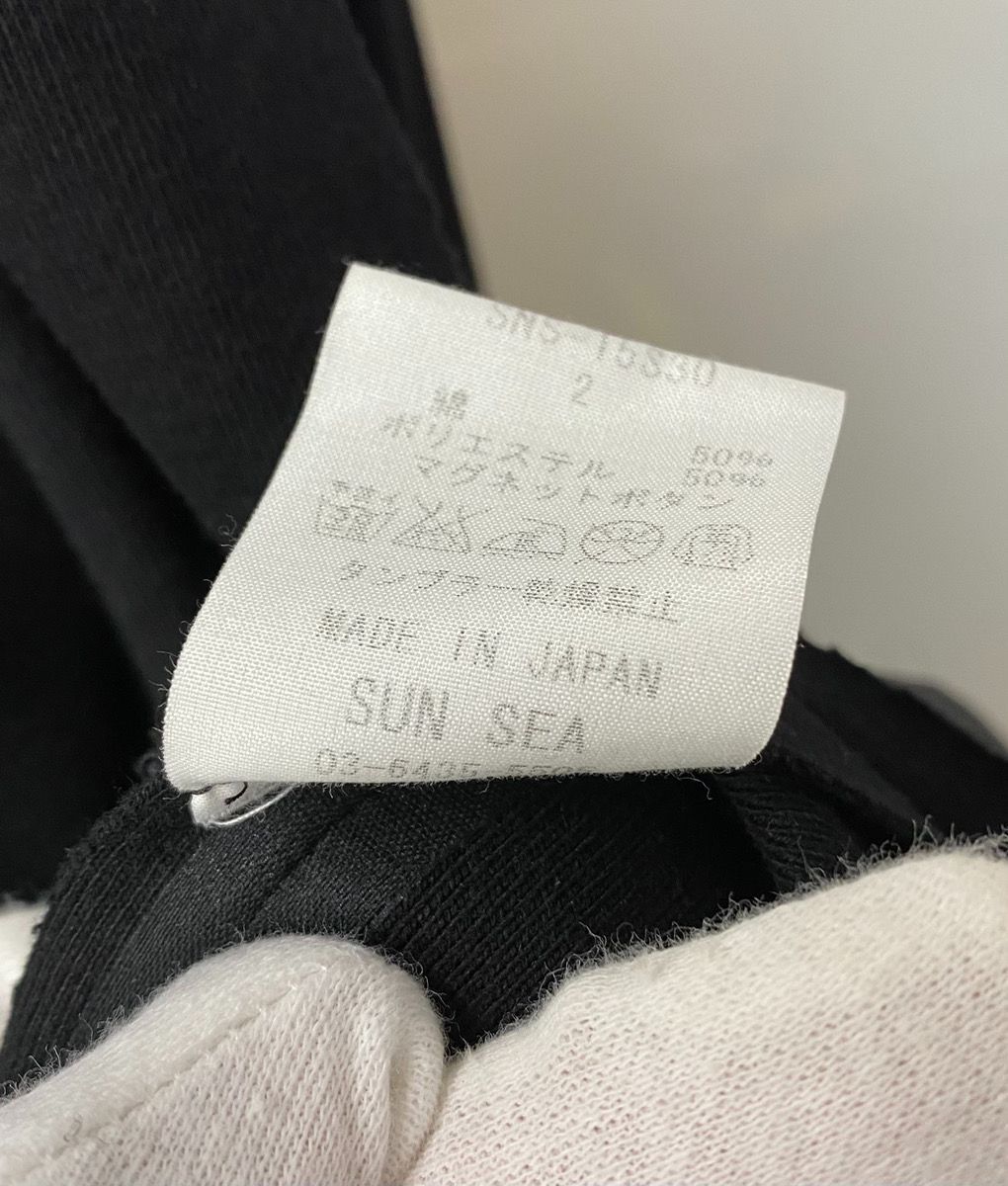 サンシー SUNSEA 15SS テーラードジャケット SNS-15S30 黒 ブラック 2 