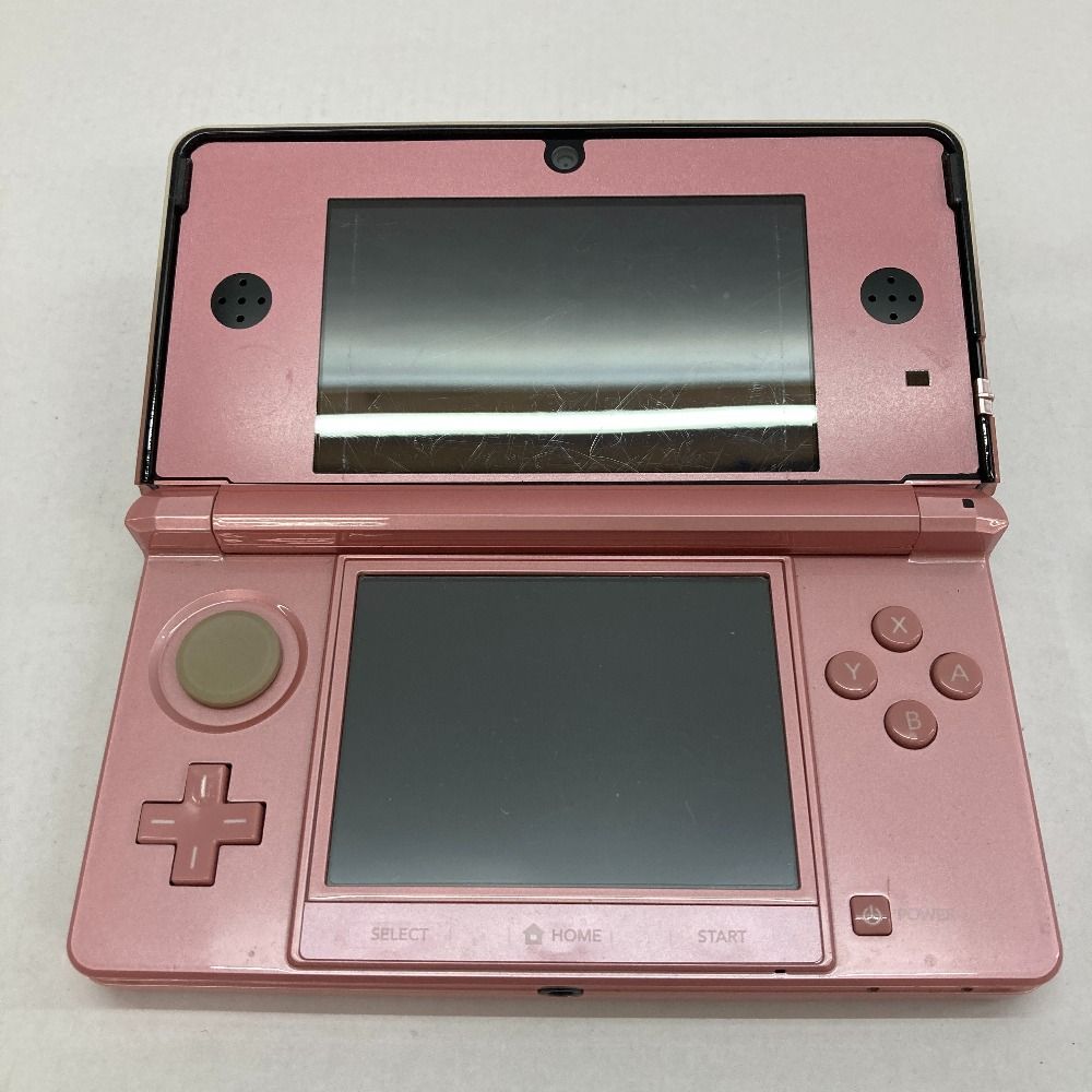 05w10034 【3DS】ニンテンドー3DS 本体のみ ピンク + 充電器 ＊動作