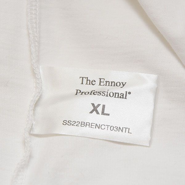 ENNOY エンノイ 2022SS LONG SLEEVE HEM RIB TEE ロングスリーブ