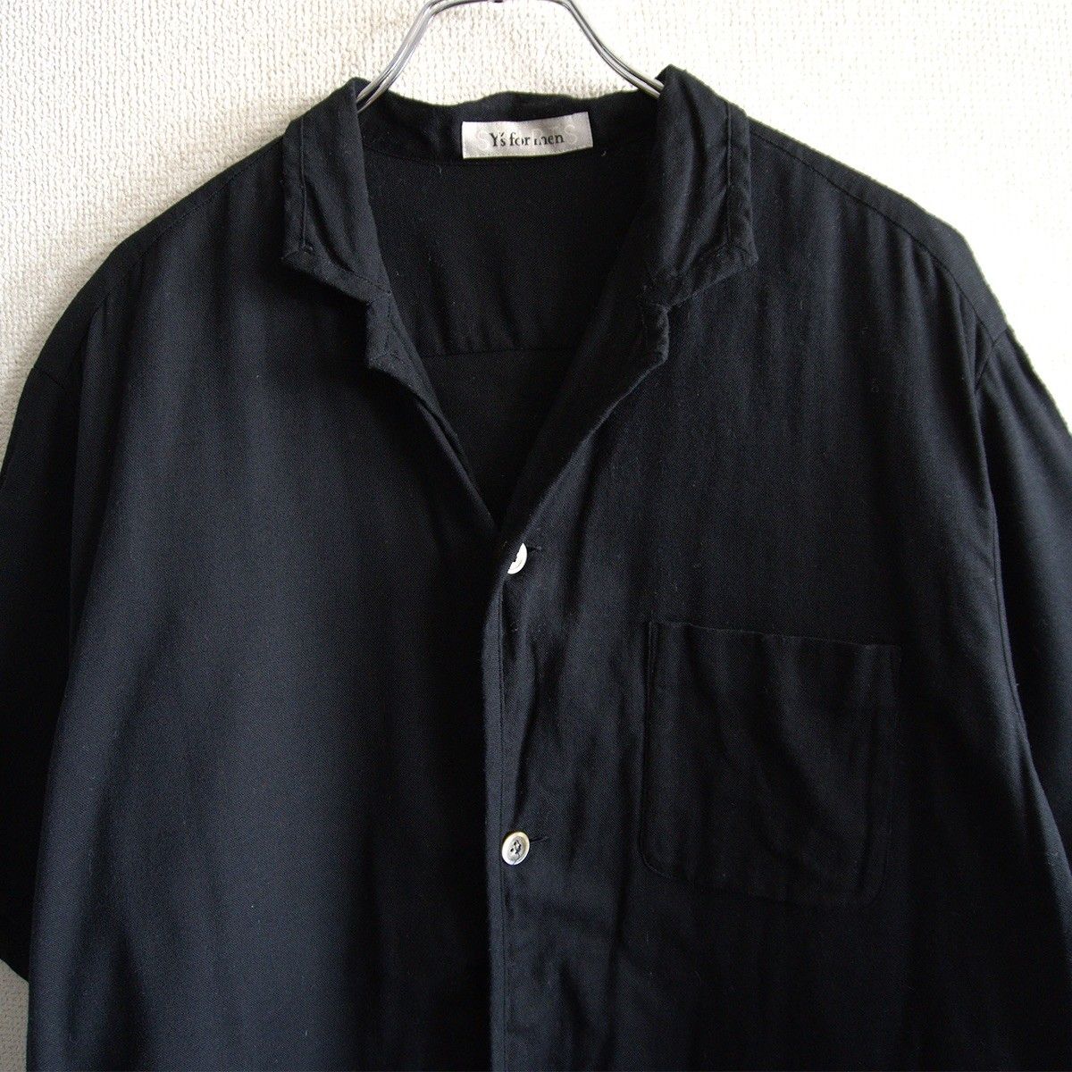 ワイズフォーメン Y's ヨウジヤマモト オープンカラーシャツ Yohji Yamamoto ヨウジヤマモト Y's for men ワイズフォーメン