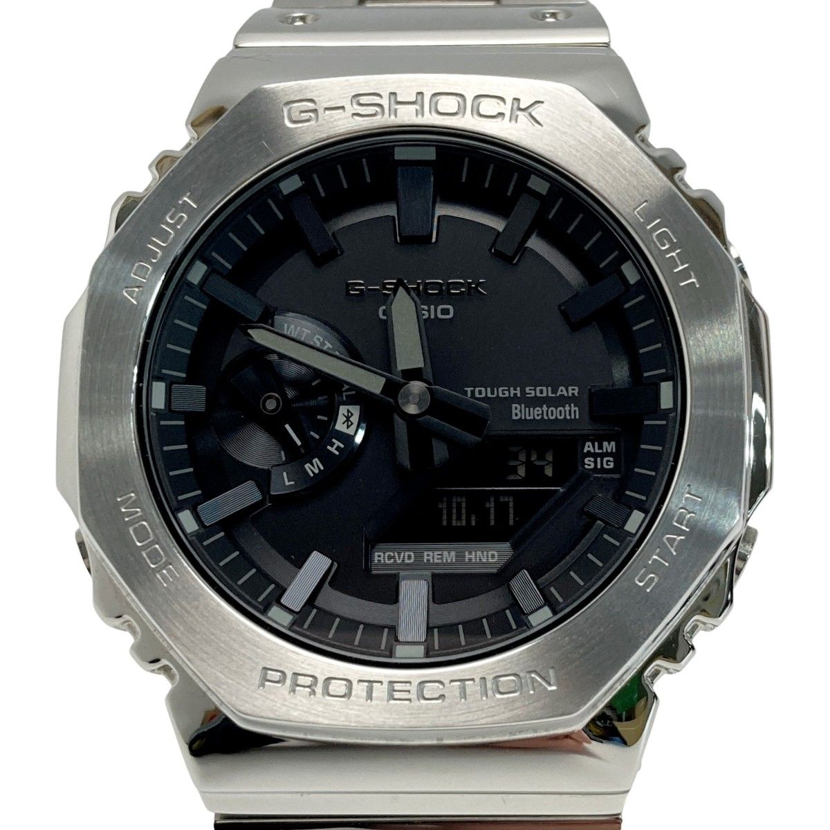 CASIO カシオ G-SHOCK フルメタル 2100シリーズ GM-B2100SD-1AJF 電波ソーラー メンズ 腕時計 箱 取説有