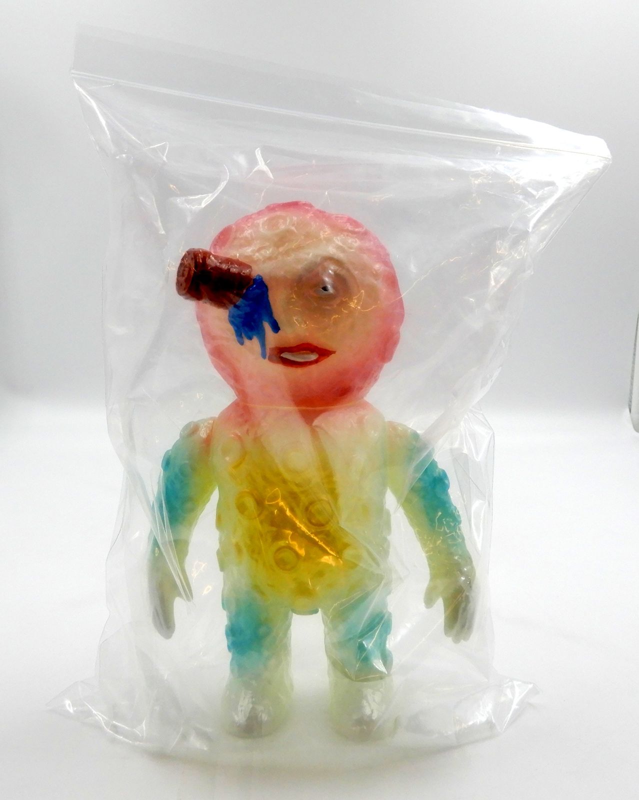 ターゲットアース ムーンナイトアルファ マーミット スカルヘッドバット ターゲットアース ムーンナイトアルファ 蓄光 ソフビ マーミット