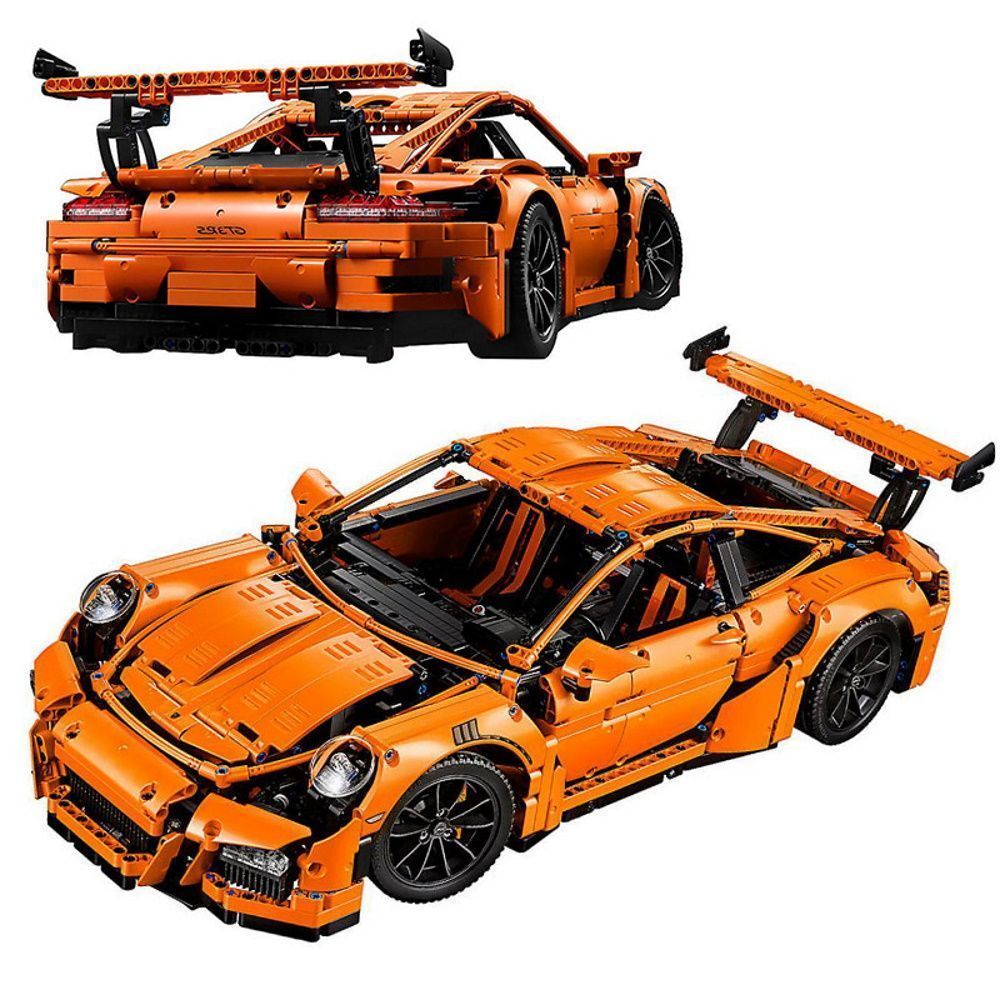 レゴ 互換 テクニック ポルシェ 911 GT3 RS オレンジ