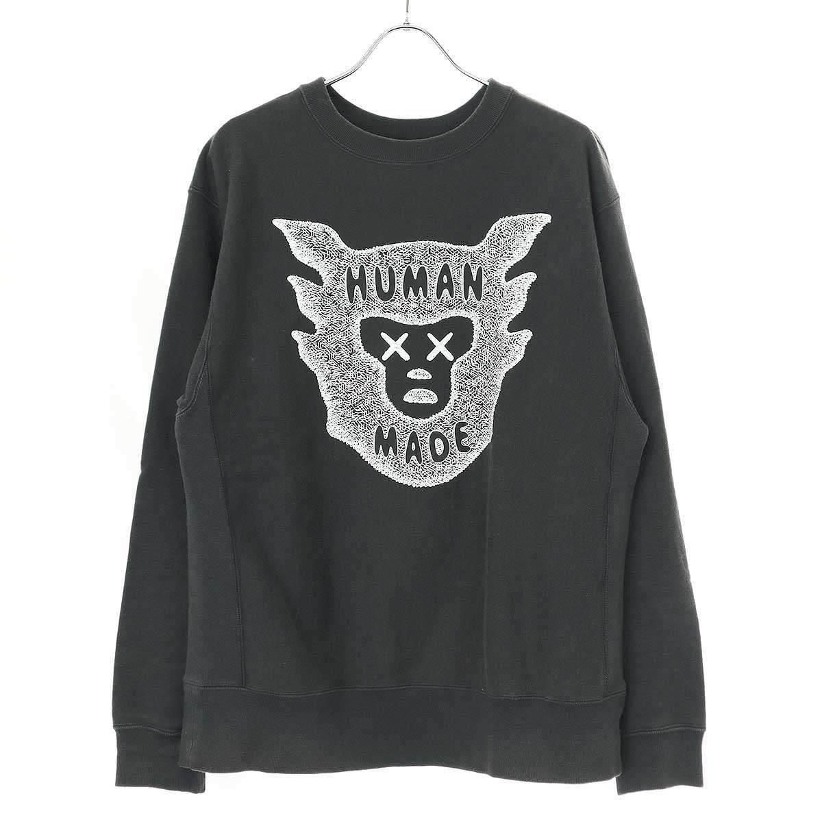 HUMAN MADE×KAWS ヒューマンメイド カウズ 21AW SWEATSHIRT KAWS #1 スウェットトレーナー グレー L - メルカリ