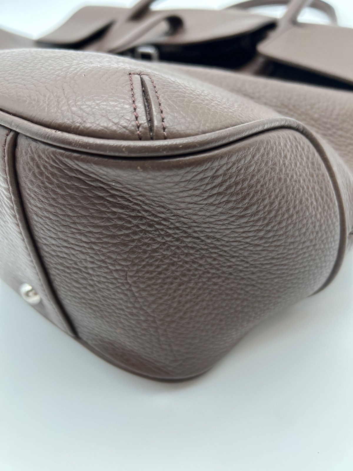 ペッレモルビダ PELLE MORBIDA トートバッグ ダークブラウン