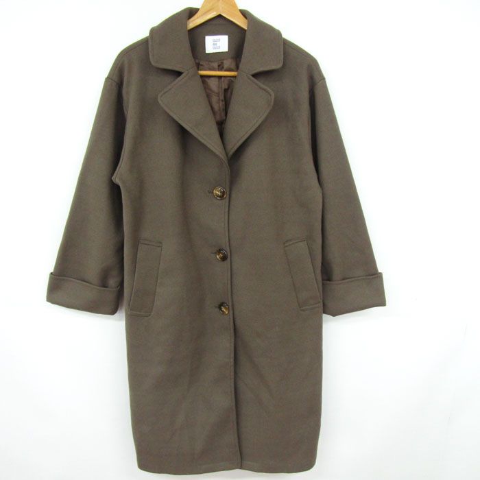 オリーブデオリーブ チェスターコート ロングコート アウター M相当 ナイスクラップ レディース Fサイズ ブラウン OLIVE des OLIVE  【中古】 KBNET 「ケービーネット」 メルカリ