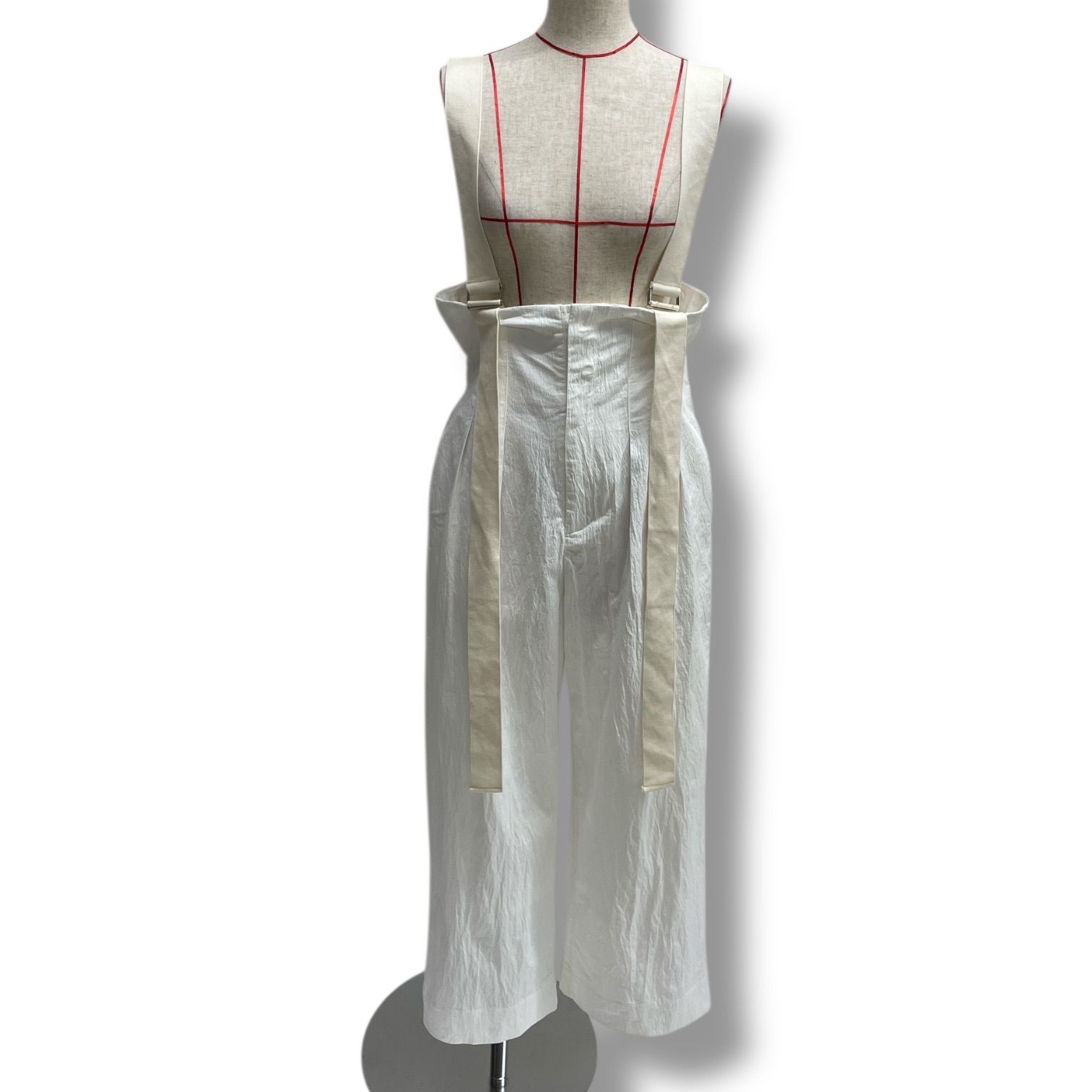 MACHATT マチャット 2way Salopette サロペット パンツ ワッシャー加工