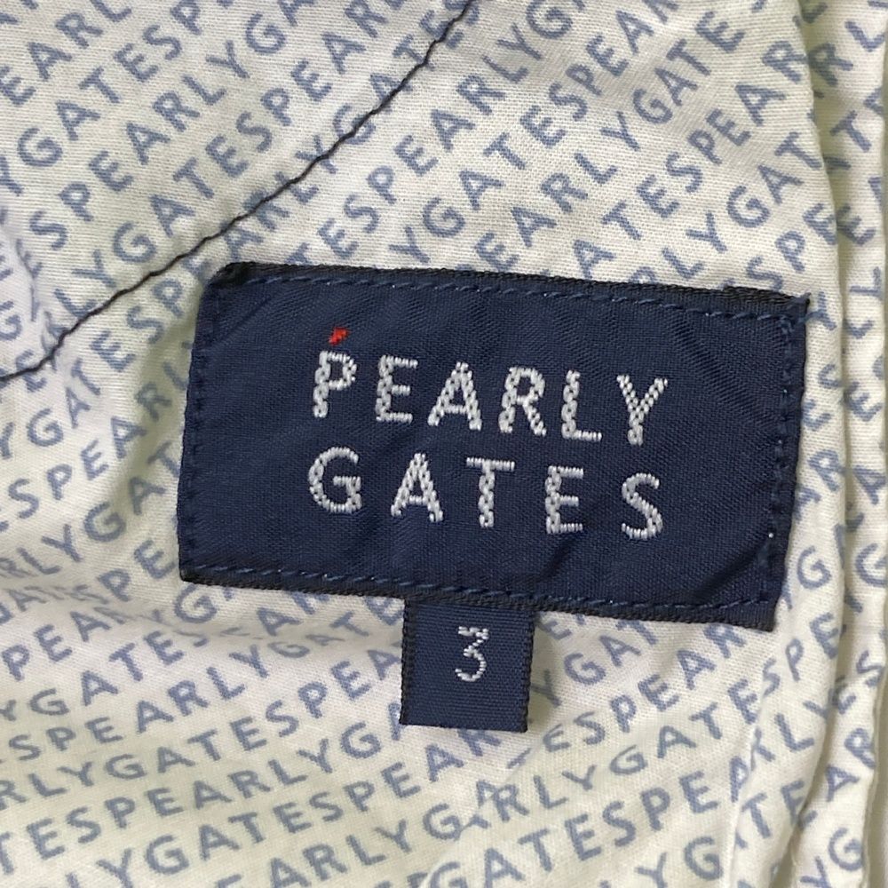 サイズ：3 PEARLY GATES パーリーゲイツ  パンツ  ブラック系 [240101499083] ゴルフウェア メンズ ストスト サイズ：3 PEARLY GATES パーリーゲイツ パンツ ブラック系
