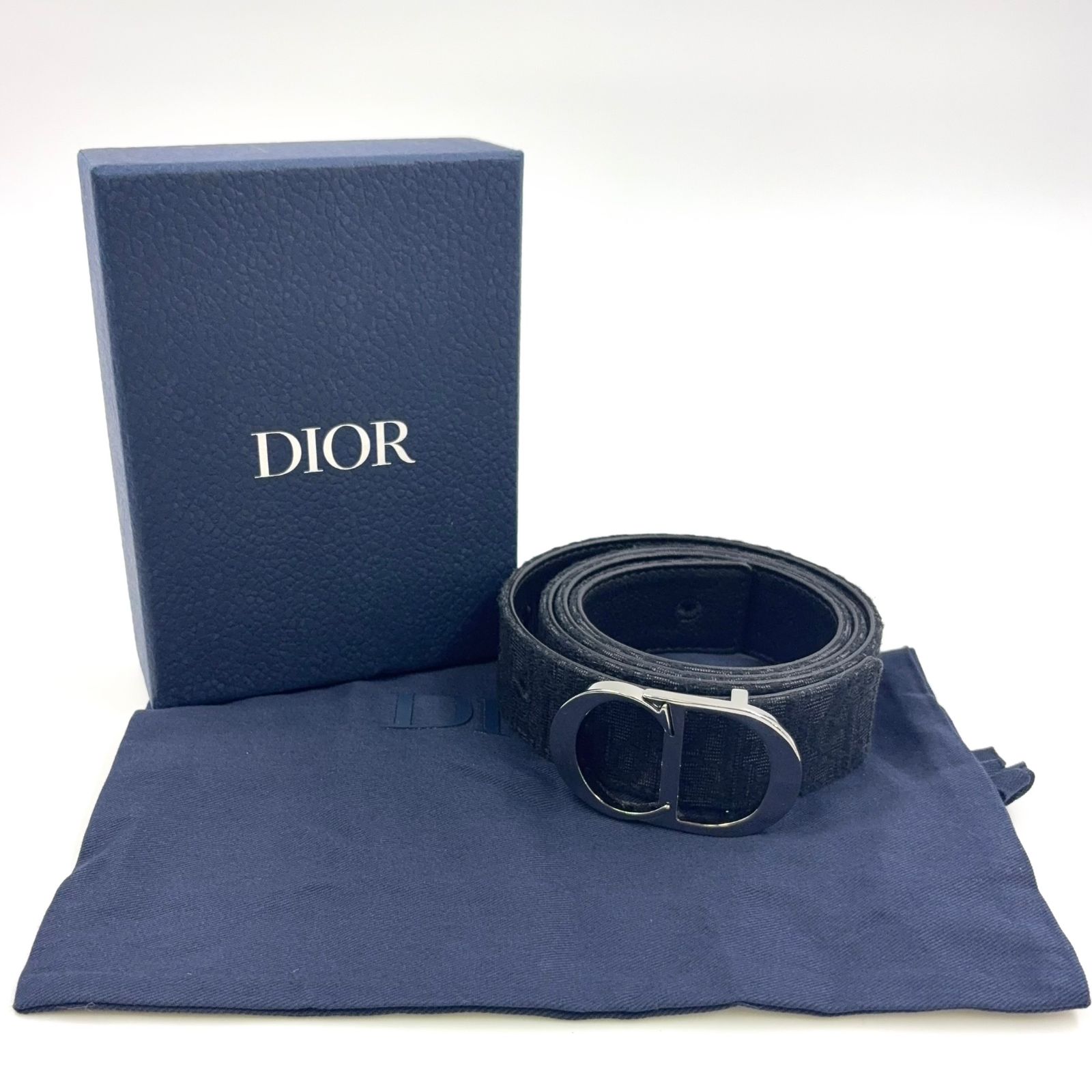 Christian Dior オブリーク CD アイコンベルト リバーシブル