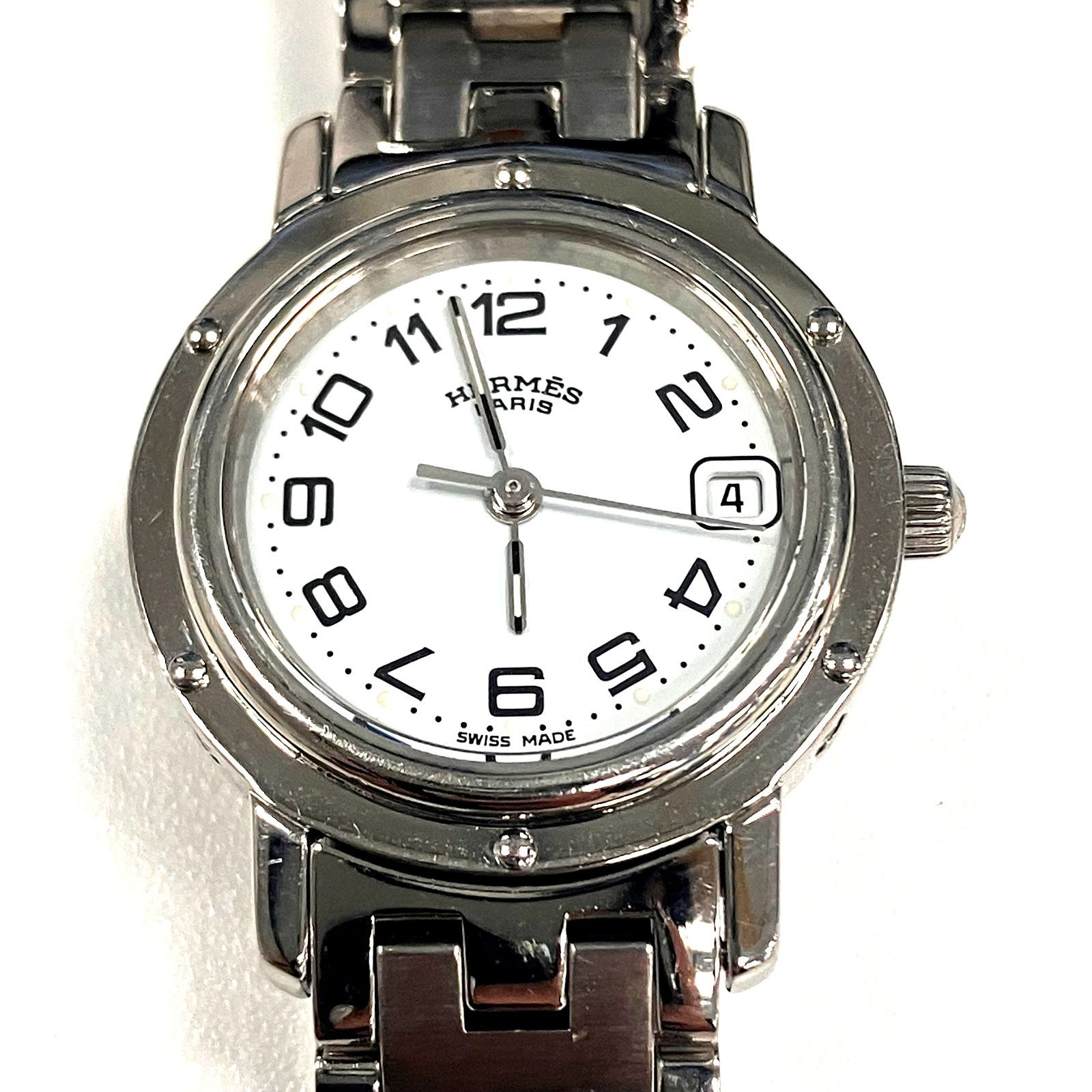 HERMES クリッパー 稼動品 HERMES エルメス CLIPPER クリッパー 稼働品 Quartz ：x0863