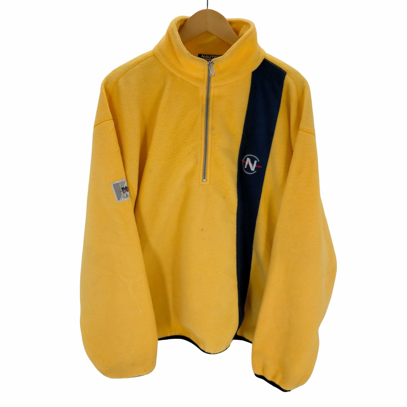 90s USA製 NAUTICA COMPETITION 鹿子 前V Tシャツ