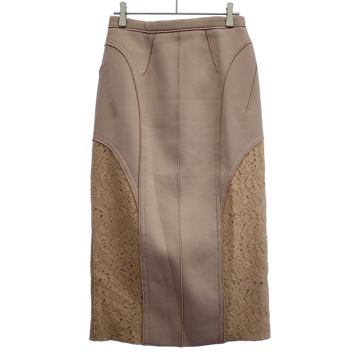 N°21 NUMERO VENTUNO ヌメロ ヴェントゥーノ 21AW ネオプレーンレースコンビスカート P21IN2M C0435336 ピンク 40