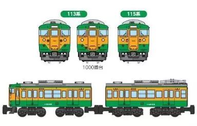 中古】鉄道模型 113/115系・湘南色(後期) 「Bトレインショーティー